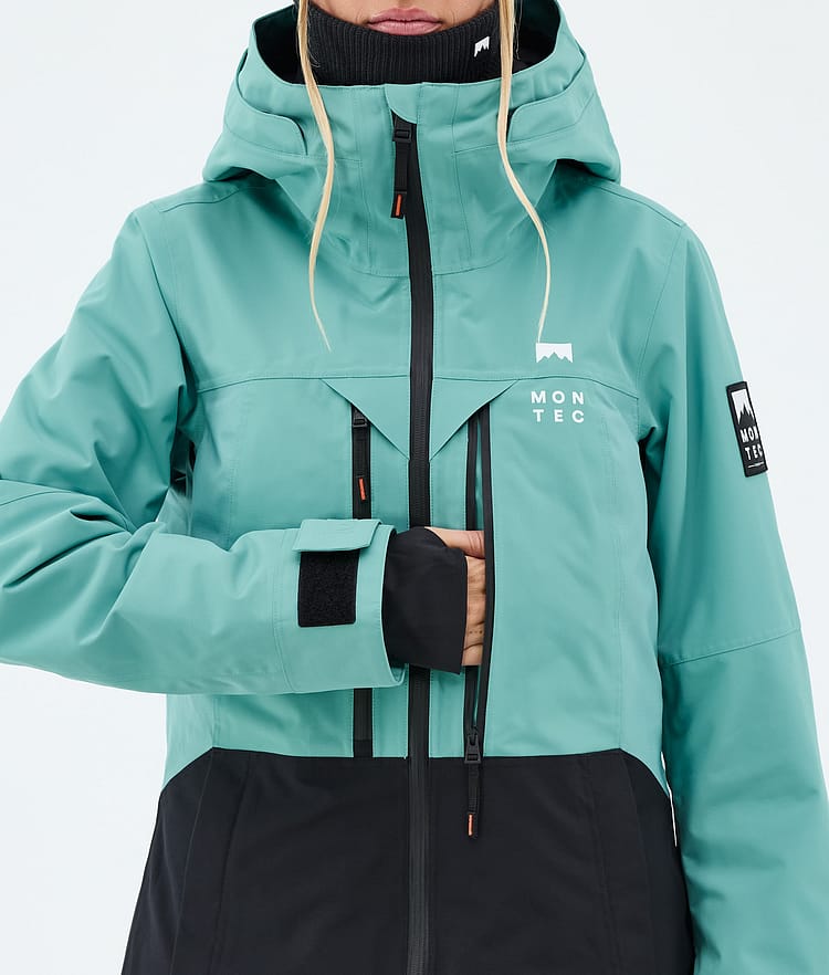 Moss W Giacca Sci Donna Turquoise/Black, Image 8 of 9