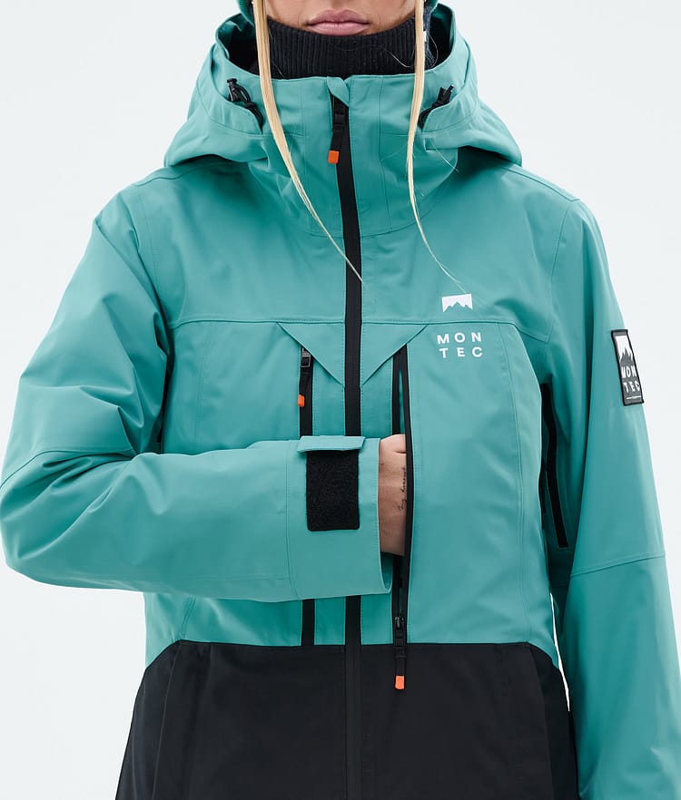 Moss W Ski Jacket Women Turquoise/Black, Image 9 of 10