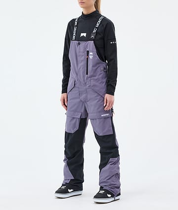 Fawk W Snowboard Pants Women Dark Purple/Black