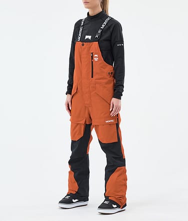 Fawk W Snowboard Pants Women Burned Orange/Black