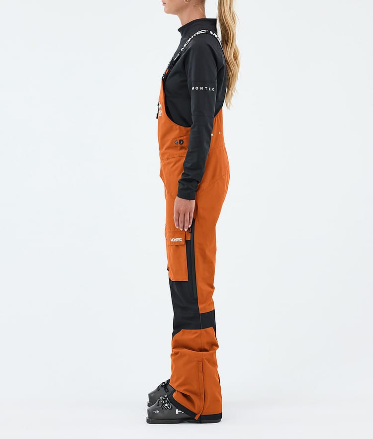 Fawk W Ski Pants Women Burned Orange/Black, Image 3 of 7