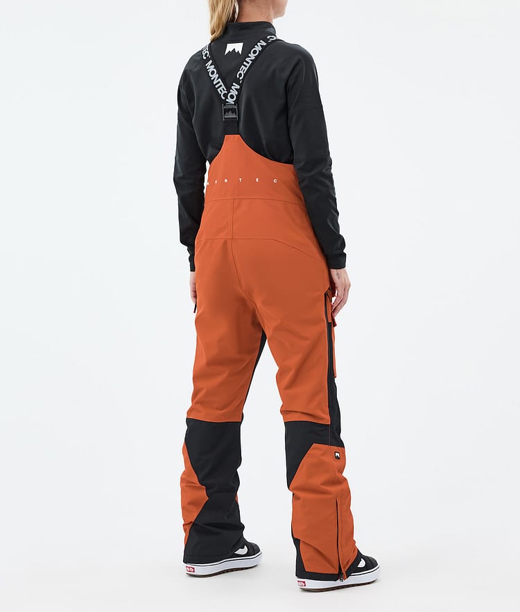 Fawk W Pantalones Snowboard Mujer Burned Orange/Black, Imagen 3 de 6