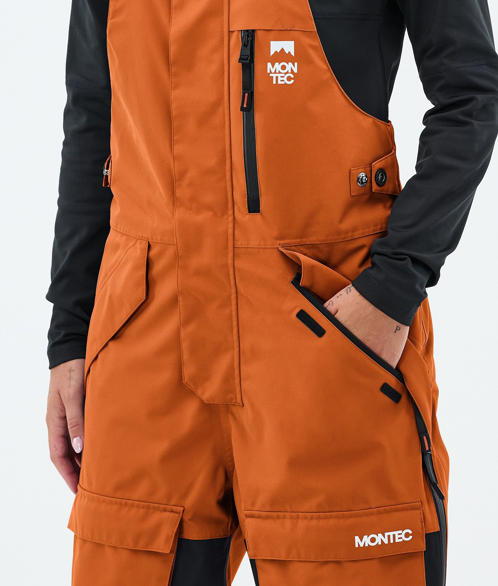 Montec Fawk W スキーパンツ レディース Burned Orange/Black