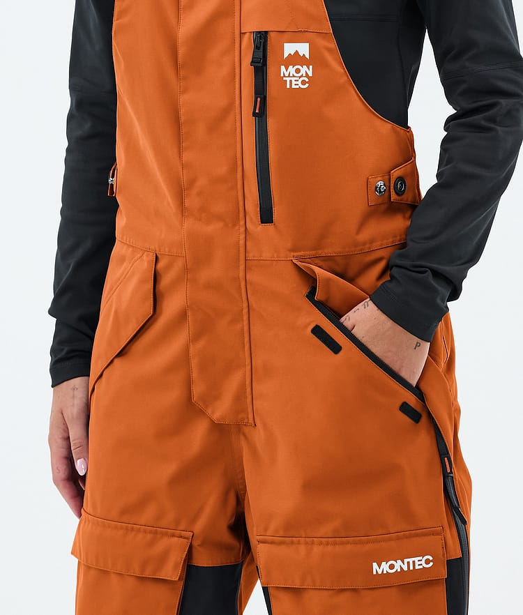 Fawk W Ski Pants Women Burned Orange/Black, Image 5 of 7