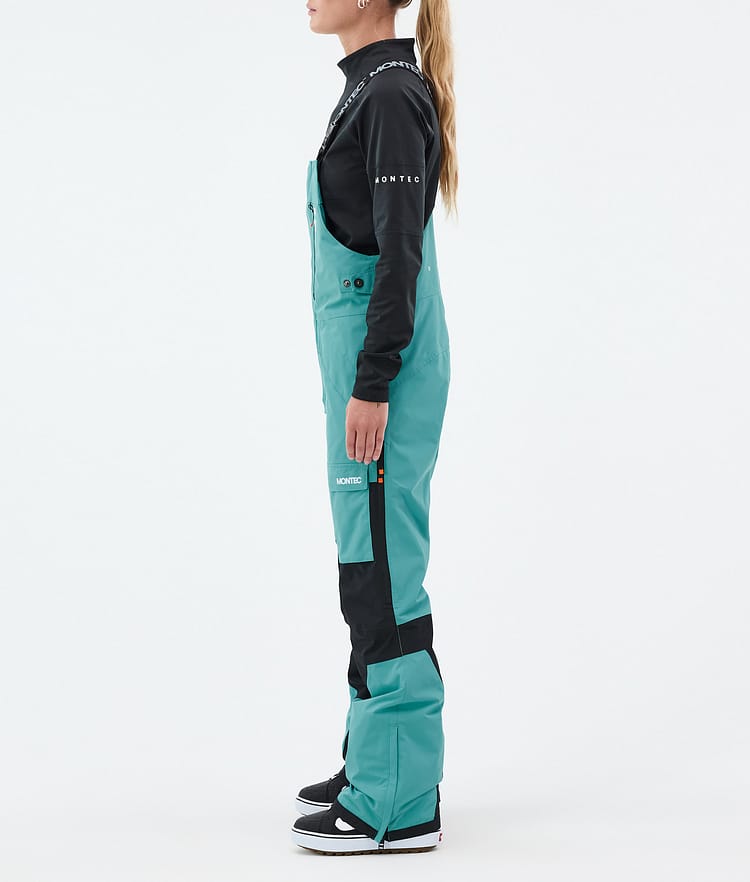 Fawk W Snowboard Pants Women Turquoise/Black, Image 3 of 7