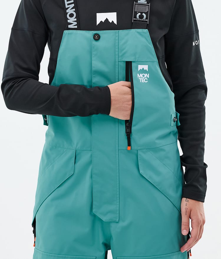 Fawk W Ski Pants Women Turquoise/Black, Image 6 of 7