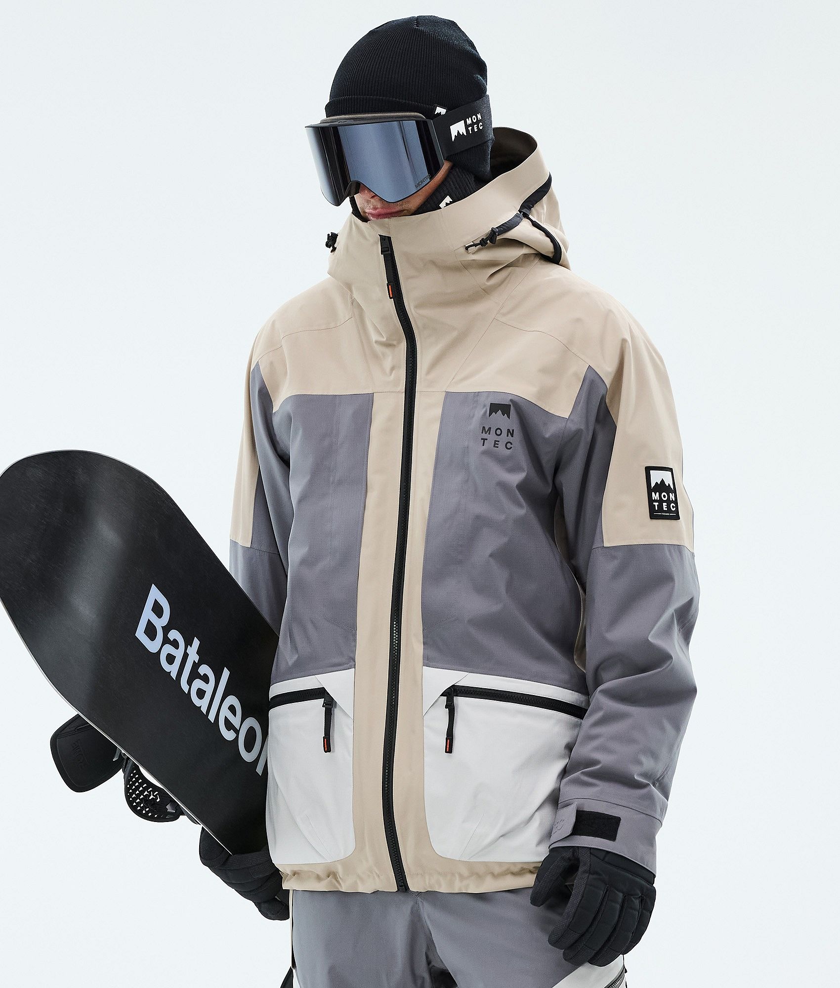 Montec Morpheus Snowboard Jacket Men Sand/Light Pearl/Light Grey