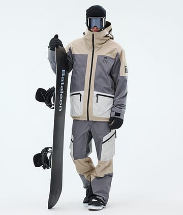 Morpheus Snowboardový Outfit Pánské Sand/Light Pearl/Light Grey