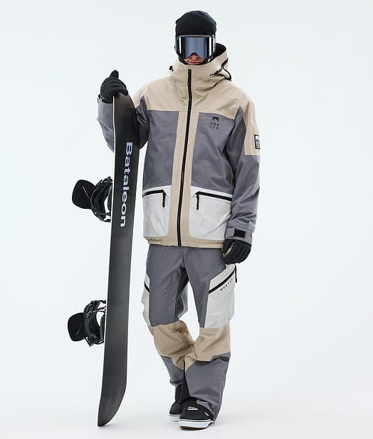 Morpheus Snowboardový Outfit Sand/Light Pearl/Light Grey