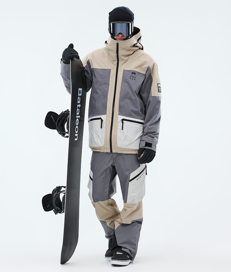Morpheus Snowboard Jacket Men Sand/Light Pearl/Light Grey, Image 2 of 9