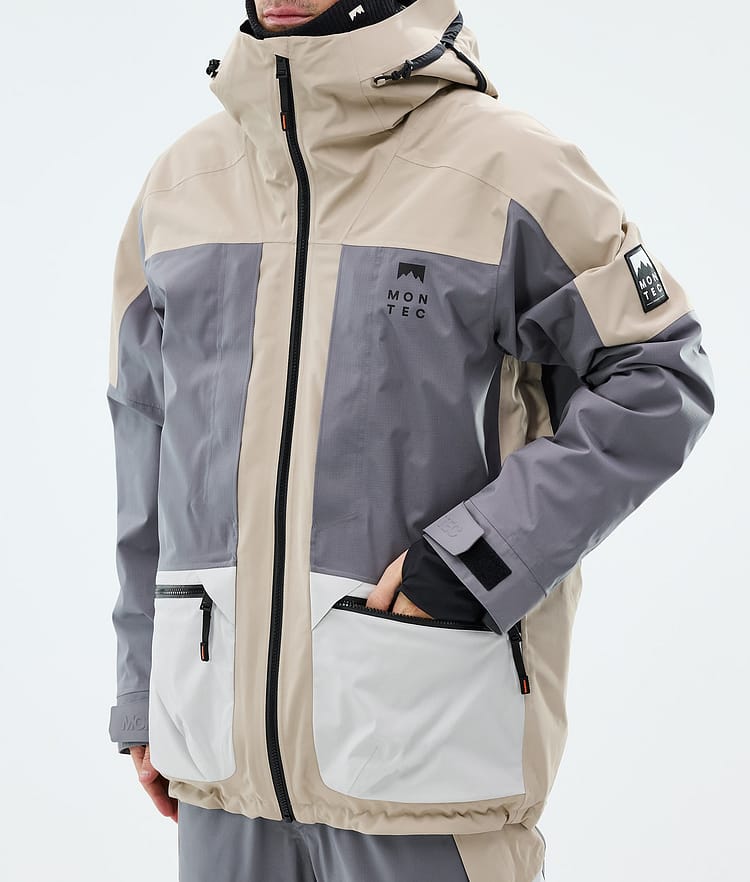 Morpheus Snowboard Jacket Men Sand/Light Pearl/Light Grey, Image 7 of 9