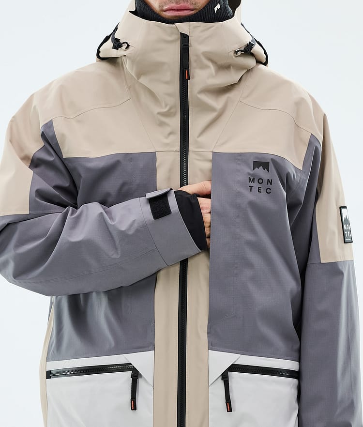Morpheus Snowboard Jacket Men Sand/Light Pearl/Light Grey, Image 8 of 9