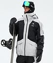 Morpheus Snowboard Jacket Men Light Grey/Black