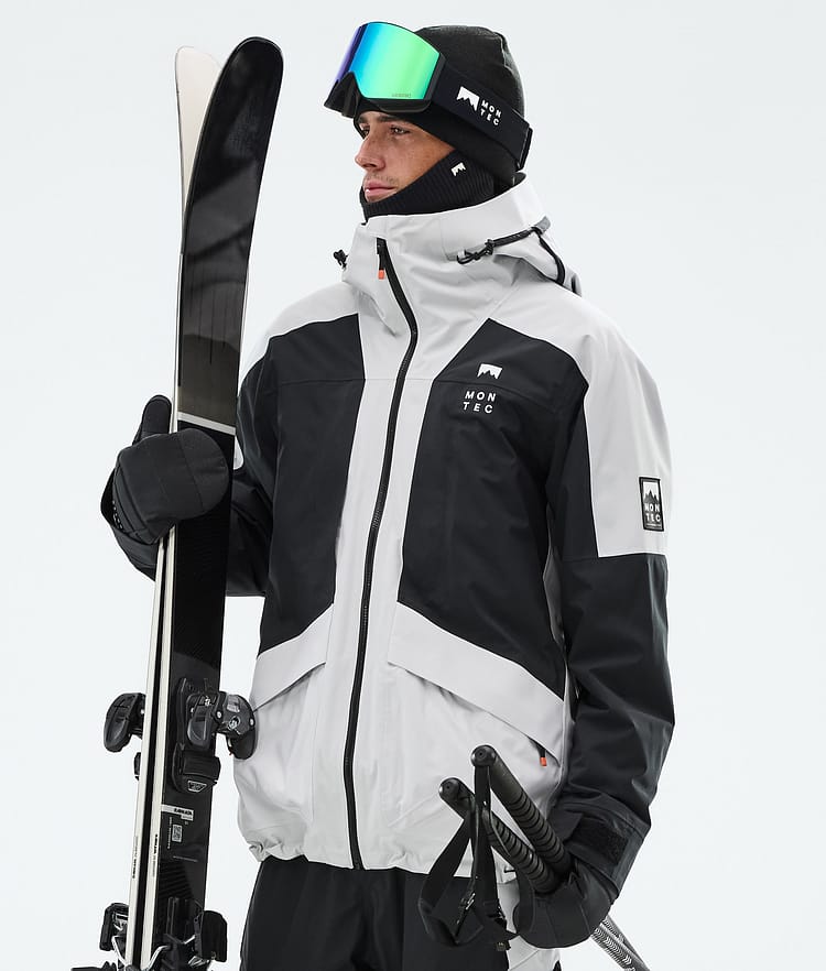 Morpheus Ski Jacket Men Light Grey/Black, Image 1 of 10