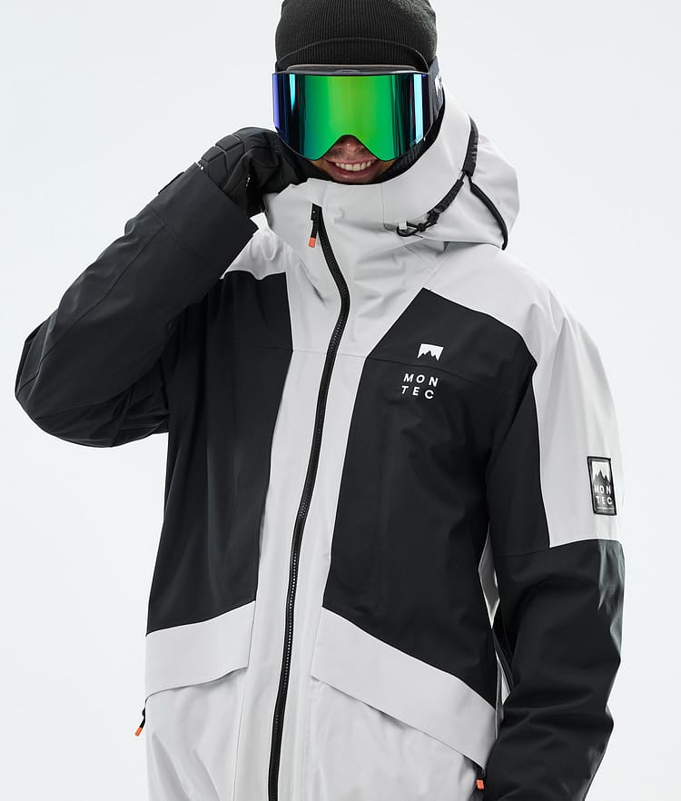 Morpheus Snowboard Jacket Men Light Grey/Black, Image 2 of 10