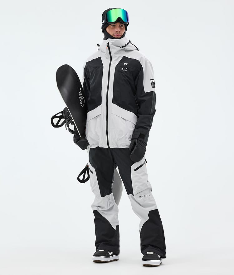 Morpheus Snowboard Jacket Men Light Grey/Black, Image 3 of 10