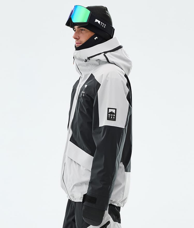 Morpheus Ski Jacket Men Light Grey/Black, Image 6 of 10