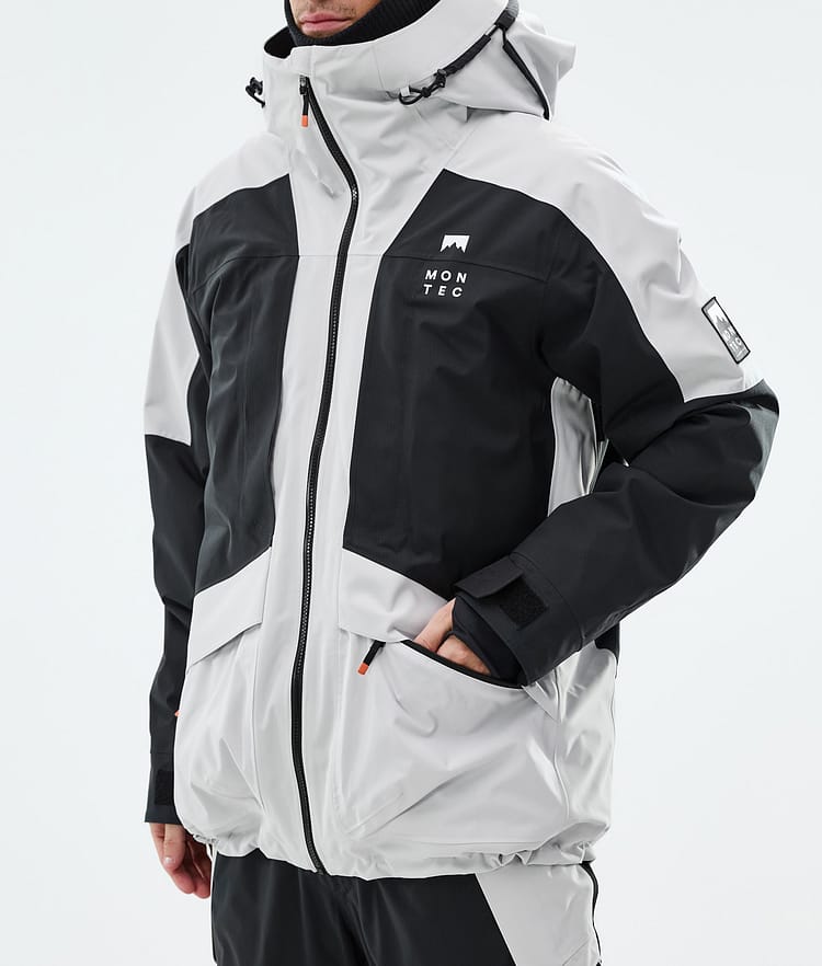 Morpheus Snowboard Jacket Men Light Grey/Black, Image 8 of 10