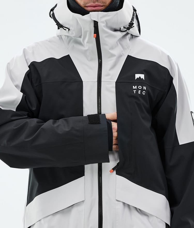 Morpheus Ski Jacket Men Light Grey/Black, Image 9 of 10