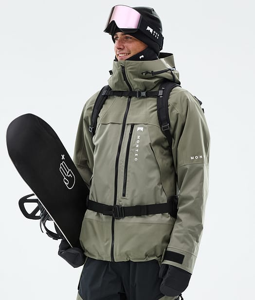 Oracle Snowboardjacke Herren Greenish