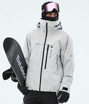 Oracle Snowboard Jacket Men Light Grey