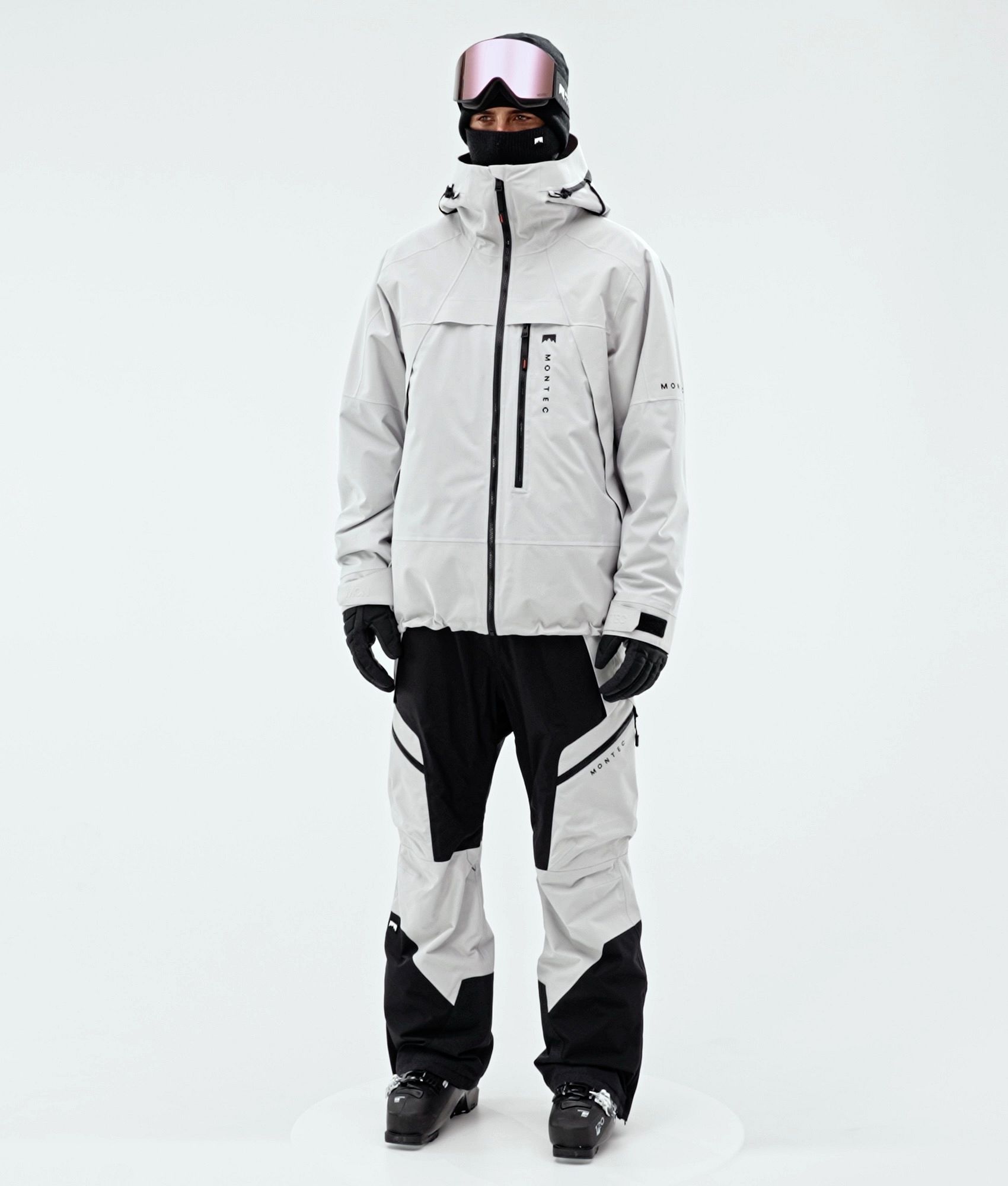 Montec Oracle スキージャケット メンズ Light Grey - グレー