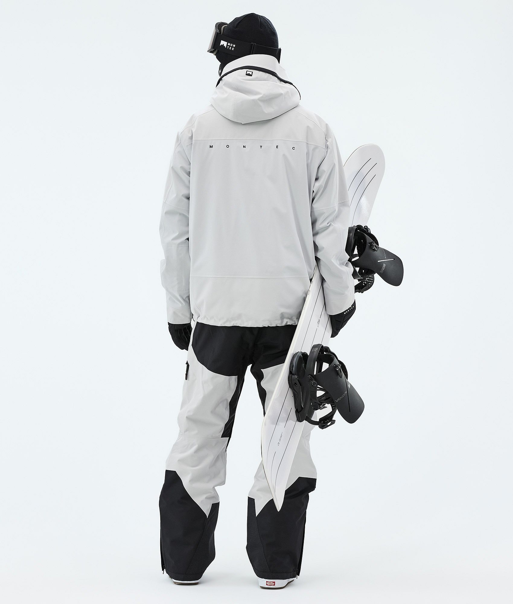 Montec Oracle Snowboard Jacket Men Light Grey | Montecwear.com