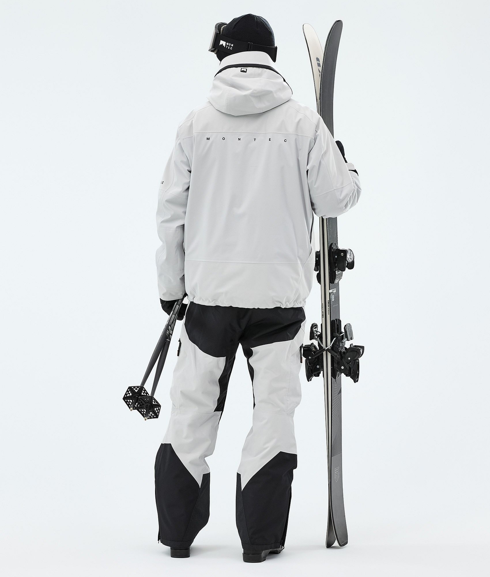 Montec Oracle Ski Jacket Men Light Grey | Montecwear.com