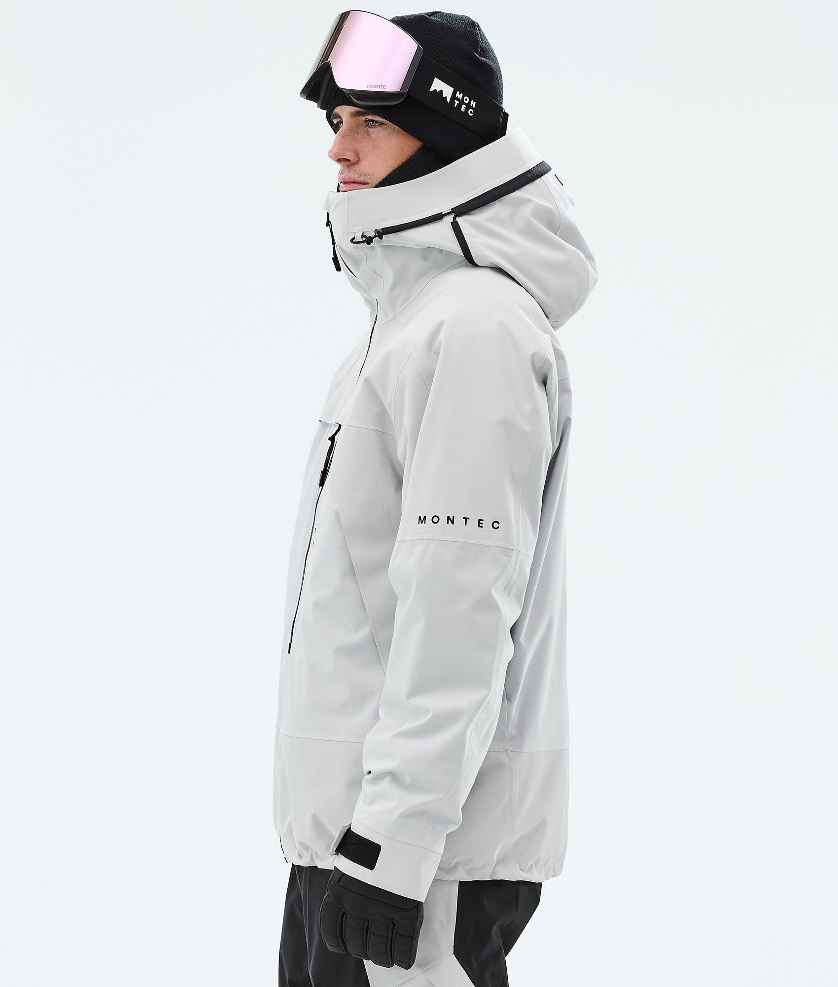 Montec Oracle スキージャケット メンズ Light Grey - グレー