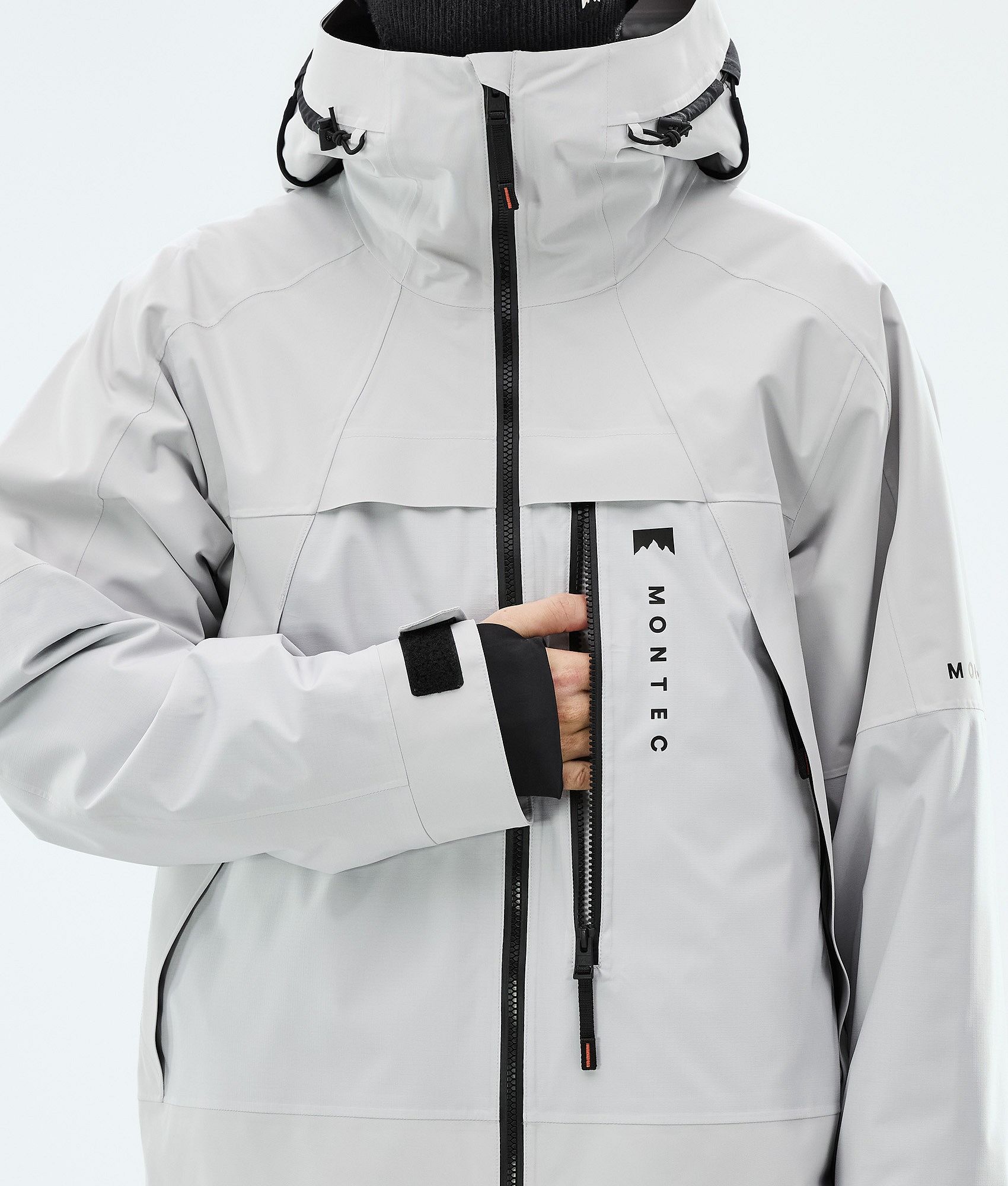 Montec Oracle スキージャケット メンズ Light Grey - グレー