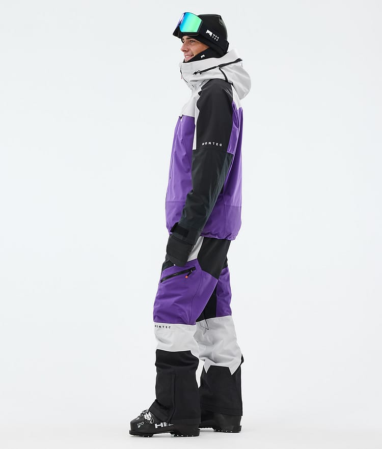 Oracle Ski Jacket Men Light Grey/Black/Vivid Purple, Image 4 of 10
