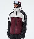 Montec Oracle Snowboard Jacket Men Light Grey/Black/Burgundy