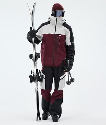Oracle Skidoutfit Man Light Grey/Black/Burgundy