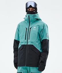 Montec Arch スキージャケット メンズ Turquoise/Black
