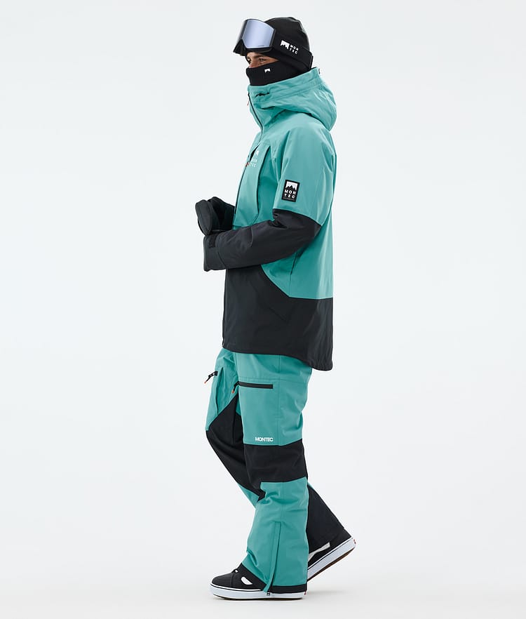 Arch Snowboard Jacket Men Turquoise/Black, Image 4 of 10