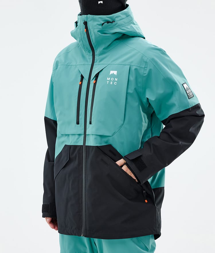 Arch Snowboard Jacket Men Turquoise/Black, Image 8 of 10