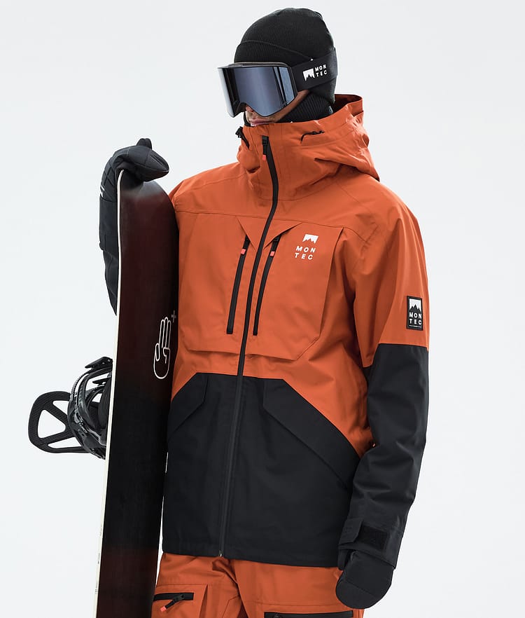 Arch Snowboard Jacket Men Burned Orange/Black, Image 1 of 10
