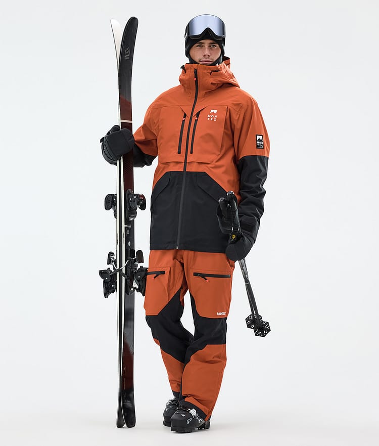 Arch Ski Jacket Men Burned Orange/Black, Image 3 of 10
