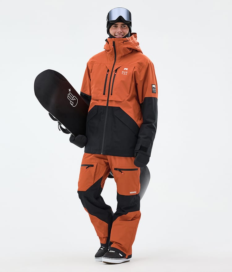 Arch Snowboard Jacket Men Burned Orange/Black, Image 3 of 10