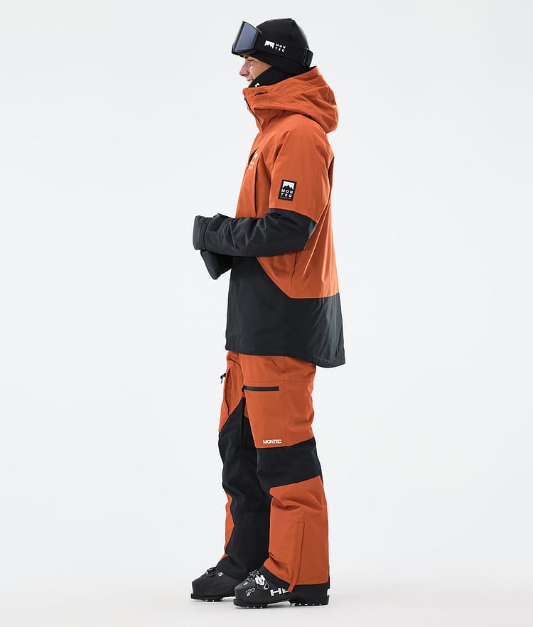 Arch Ski Jacket Men Burned Orange/Black, Image 4 of 10