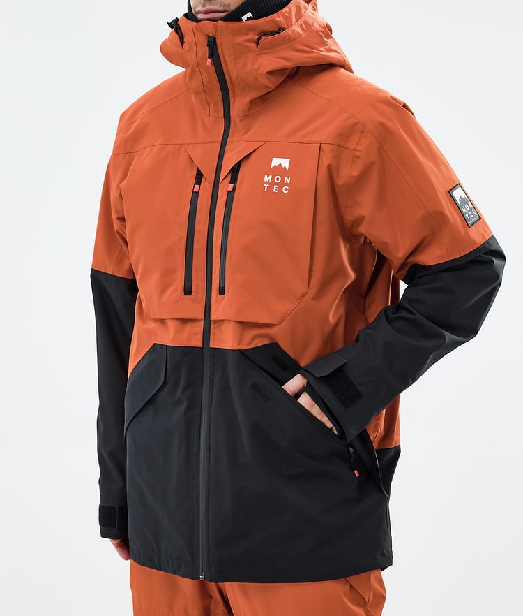 Arch Ski Jacket Men Burned Orange/Black, Image 8 of 10