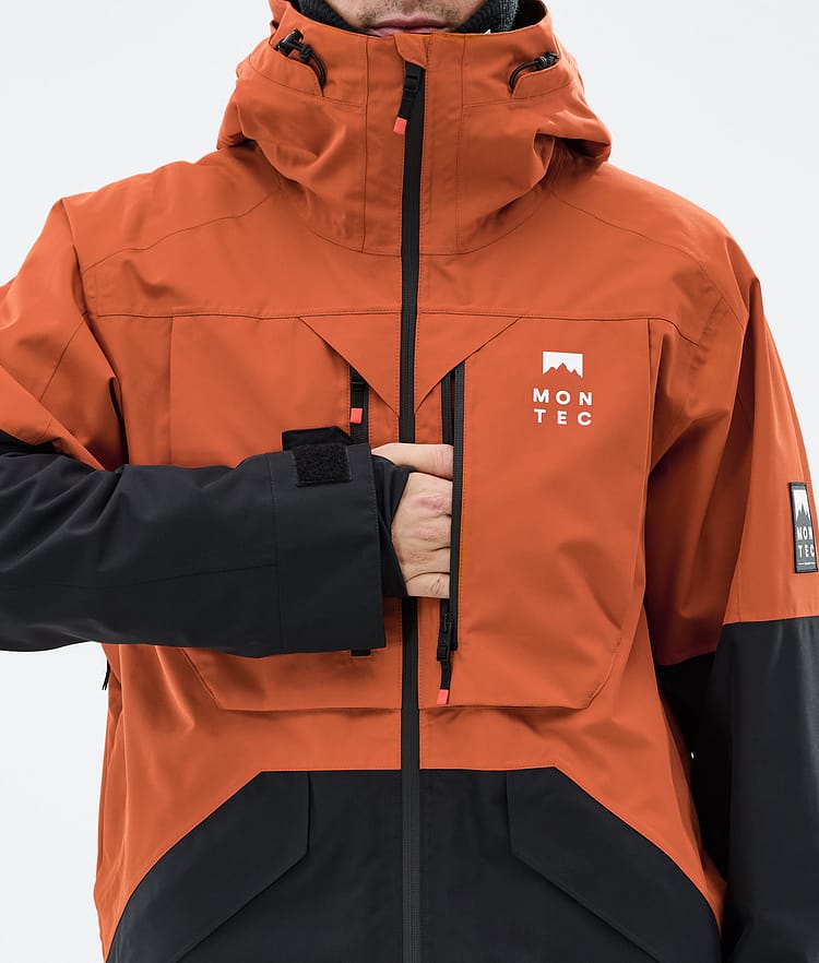 Arch Snowboard Jacket Men Burned Orange/Black, Image 9 of 10