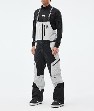 Dozer Snowboardhose Herren Light Grey/Black