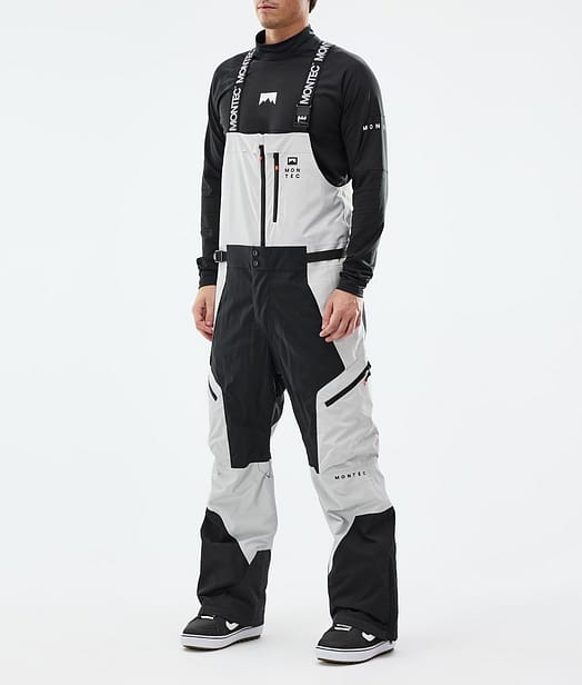 Dozer Snowboardhose Herren Light Grey/Black