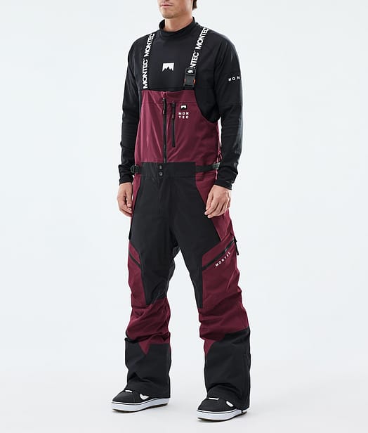 Dozer Pantalon de Snowboard Homme Burgundy/Black