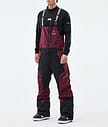 Montec Dozer Kalhoty na Snowboard Pánské Burgundy/Black