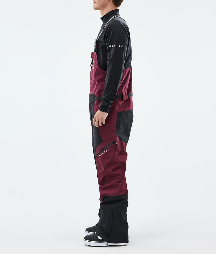 Dozer Kalhoty na Snowboard Pánské Burgundy/Black, Image 2 of 6