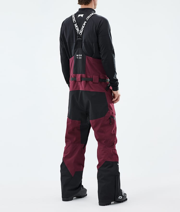 Dozer Lyžařské Kalhoty Pánské Burgundy/Black, Image 3 of 6