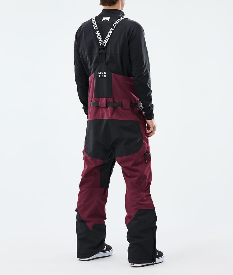 Dozer Kalhoty na Snowboard Pánské Burgundy/Black, Image 3 of 6