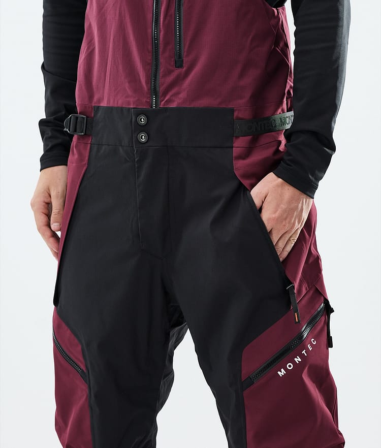 Dozer Kalhoty na Snowboard Pánské Burgundy/Black, Image 4 of 6